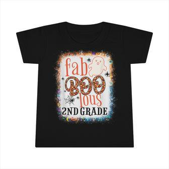 2Nd Grade Boo Crew Second Grade Teacher Students Halloween Infant Tshirt - Seseable