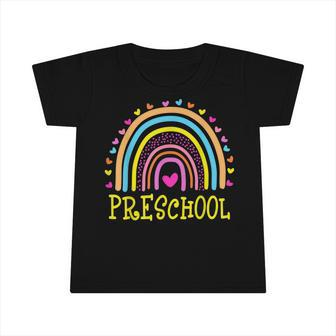Back To School Rainbow Happy First Day Of Preschool Teachers Infant Tshirt - Thegiftio UK