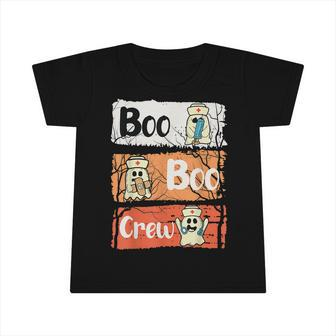 Boo Crew Team Nursing Lpn Cna Healthcare Nurse Halloween Infant Tshirt - Seseable