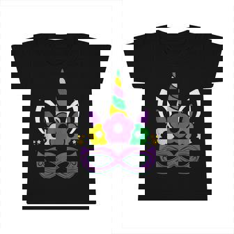 Dabbing Jester Unicorn Mardi Gras Kids Girls Infant Tshirt - Thegiftio