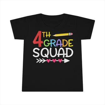 Fourth Grade Pencil Cute 4Th Grade Squad Teacher Student Infant Tshirt - Seseable