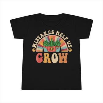 Groovy Growth Mindset Positive Retro Teachers Back To School Infant Tshirt - Thegiftio UK