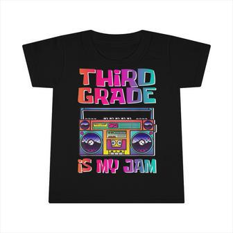 Kids 3Rd Grade Is My Jam Vintage 80S Boombox Teacher Student Infant Tshirt - Seseable