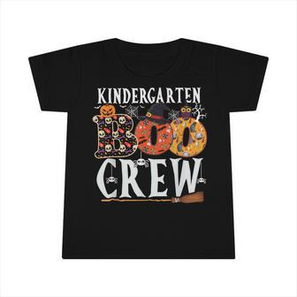 Kindergarten Boo Crew Teachers Halloween Costume Funny Infant Tshirt - Seseable