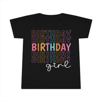 Retro Birthday Girl Party For Princess Girl Birthday Infant Tshirt - Seseable