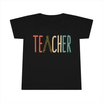 Retro Professor High School Educator Gift Vintage Teacher Funny Gift Infant Tshirt - Monsterry