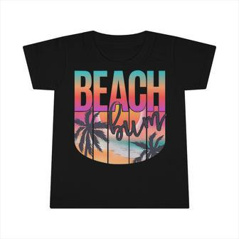 Retro Vintage Beach Bum Beach Lover Summer Vacation   Infant Tshirt