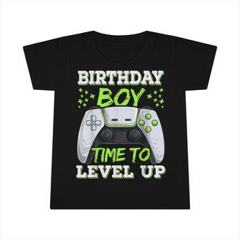 Time To Level Up For Boys Gamer Birthday Boy Infant Tshirt - Seseable