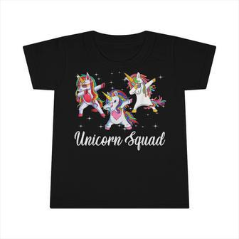 Unicorn Squad Funny Birthday Party Dabbing Unicorn Lover Infant Tshirt - Seseable