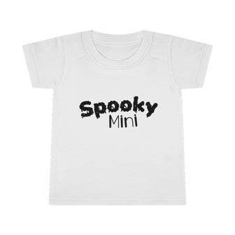 Basic Halloween Kids Gift Spooky Mini Infant Tshirt - Seseable