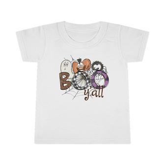 Boo Yall Funny Halloween Boo Crew Infant Tshirt - Seseable