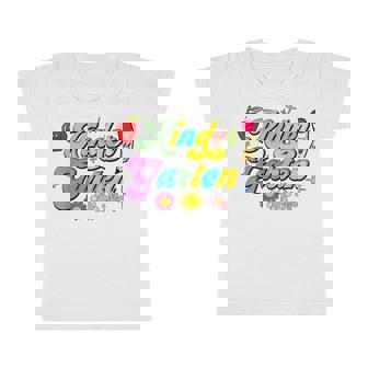 Groovy Kindergarten Vibes Retro Back To School Teachers Kids Infant Tshirt | Seseable FR