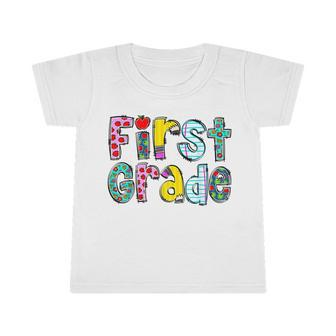First Grade Girls Boys Teacher Team 1St Grade Squad Boy Girl Graphic Design Printed Casual Daily Basic Infant Tshirt - Thegiftio UK