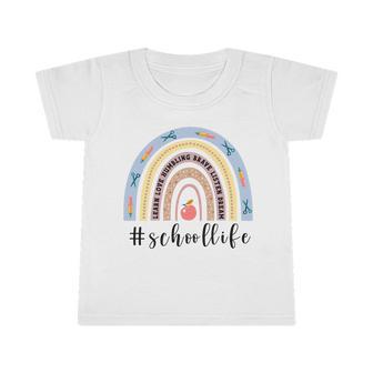 Rainbow School Life Funny Back To School Infant Tshirt - Thegiftio