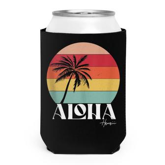Vintage Retro Aloha Hawaii Tropical Summer Vacation Gifts  Can Cooler