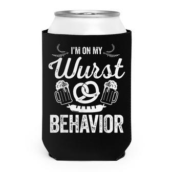 Wurst Behavior Oktoberfest Funny German Festival Can Cooler - Thegiftio UK