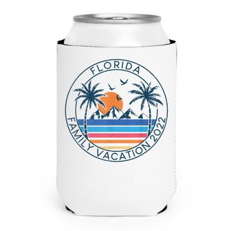 Florida Family Vacation 2022 Beach Palm Tree Summer Tropical  Can Cooler