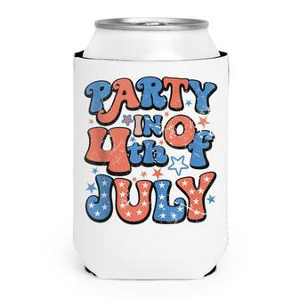 Party In The Usa Fourth Of July 4Th Of July Vintage Can Cooler - Seseable