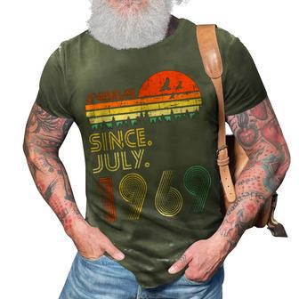 53 Years Old Awesome Since July 1969 53Rd Birthday 3D Print Casual Tshirt - Seseable