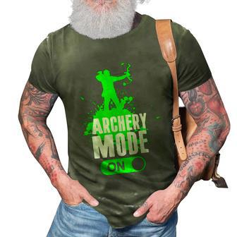 Archery Mode On Cool Hunting Bow Arrow Archer 3D Print Casual Tshirt - Thegiftio UK