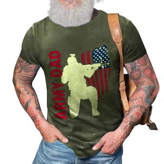 Army Dad Cool Gift 3D Print Casual Tshirt - Monsterry