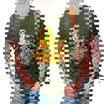 Bearded Dragon Ramen Noodles Kawaii Japanese Anime Girl N 3D Print Casual Tshirt - Thegiftio