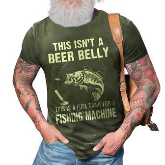 Beer Belly - Fuel Tank For A Fishing Machine 3D Print Casual Tshirt - Seseable