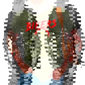 Bikers Are Impossible 3D Print Casual Tshirt - Seseable