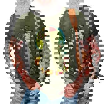 Black White Cat Halloween Christmas T 3D Print Casual Tshirt - Thegiftio