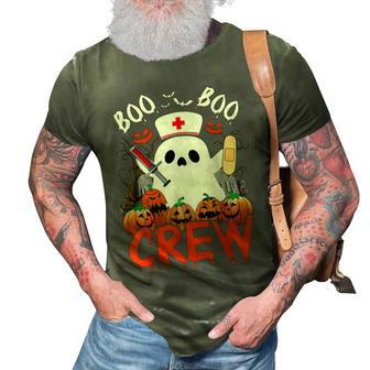 Boo Boo Crew Funny Ghost Ems Emt Paramedic Nurse Halloween 3D Print Casual Tshirt - Thegiftio UK