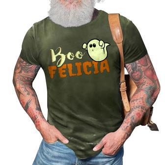 Boo Felicia- Halloween Trick Or Treat Funny 3D Print Casual Tshirt - Seseable