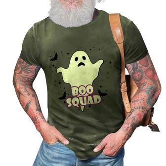 Boo Squad Halloween Day Sublimation Retro Halloween 3D Print Casual Tshirt - Thegiftio UK