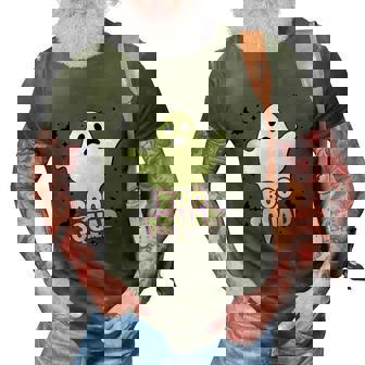 Boo Squad Halloween Day Sublimation Retro Halloween 3D Print Casual Tshirt - Thegiftio UK