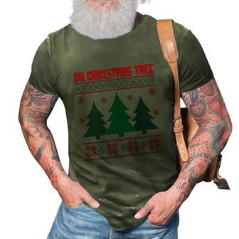 Christmas Oh Christmas Tree 3D Print Casual Tshirt - Thegiftio UK