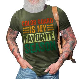 Color Guard Is My Favorite Season V2 3D Print Casual Tshirt - Thegiftio UK