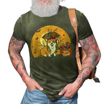 Corgi Halloween Dog Funny T 3D Print Casual Tshirt - Thegiftio UK
