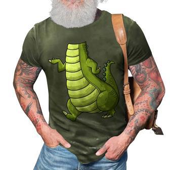 Cute Halloween Costume Crocodile Body Funny Halloween Spooky 3D Print Casual Tshirt - Thegiftio UK