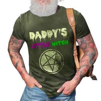 Daddys Little Witch Halloween Sexy Kinky Graphic Design Printed Casual Daily Basic 3D Print Casual Tshirt - Thegiftio UK