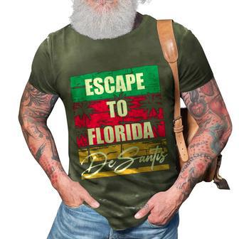 Desantis Escape To Florida Gift 3D Print Casual Tshirt - Monsterry AU