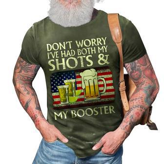 Dont Worry Ive Had Both My Shots And Booster Funny Vaccine 3D Print Casual Tshirt - Thegiftio UK