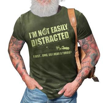 Easily Distracted - Turbo 3D Print Casual Tshirt - Seseable