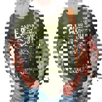 Fear Wakes Me Up 3D Print Casual Tshirt - Seseable