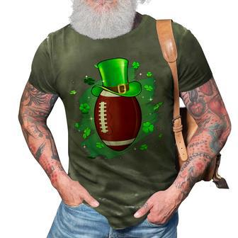 Football St Patricks Day Leprechaun Shamrock Irish Boys Kids 3D Print Casual Tshirt - Thegiftio UK