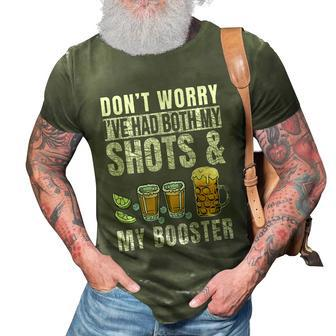 Funny Dont Worry Ive Had Both My Shots And Booster Funny Vaccine Gift 3D Print Casual Tshirt - Thegiftio UK