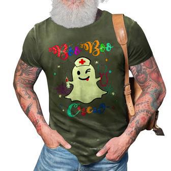 Funny Ghost Ems Emt Paramedic Nurse Halloween Boo Boo Crew 3D Print Casual Tshirt - Thegiftio UK