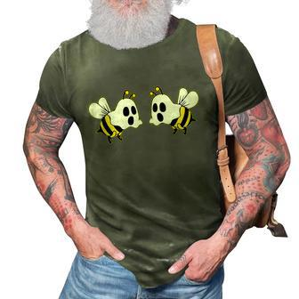 Funny Halloween Boo Bee Halloween Bee Trick Or Treat Spooky Boo Bee Hallowe 3D Print Casual Tshirt - Thegiftio UK