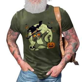 Funny Halloween Dab Cat Mom Boys Girls Kids Halloween 3D Print Casual Tshirt - Seseable