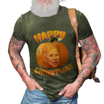 Funny Halloween Happy Christmas Joe Biden Halloween Pro Trump Graphic Design Printed Casual Daily Basic 3D Print Casual Tshirt - Thegiftio UK