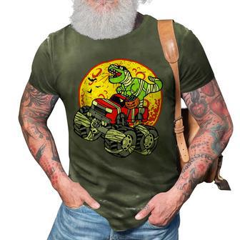 Funny Halloween Mummy Dinosaur T Rex Monster Truck Kids Boys 3D Print Casual Tshirt - Thegiftio UK