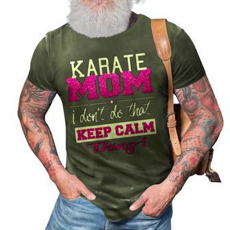 Funny Karate Mom Best Mother 3D Print Casual Tshirt